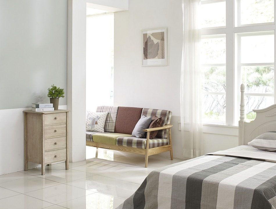 White bedroom