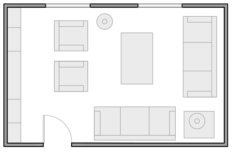 living room furniture arrangement