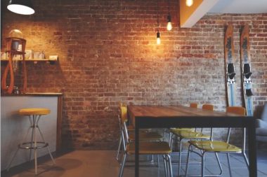 industrial dining room