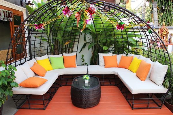 Outdoor cushions
