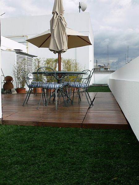 Backyard deck