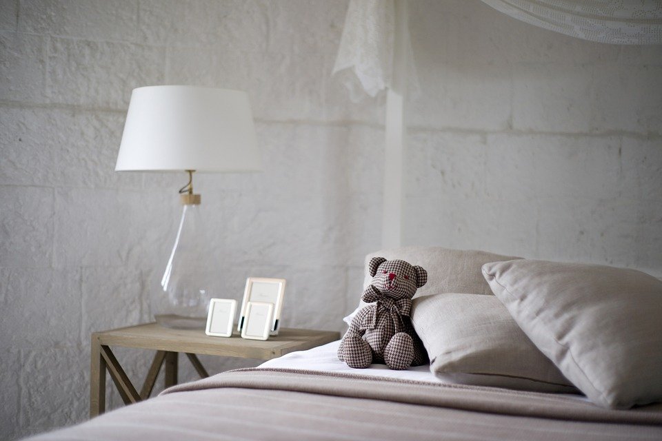 white bedroom