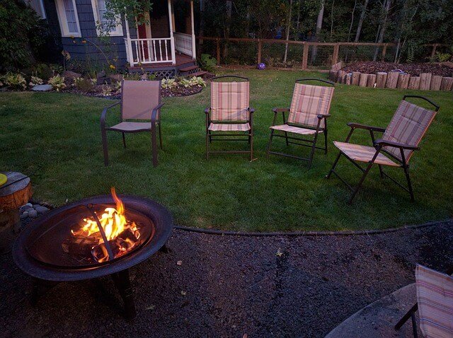 backyard firepit