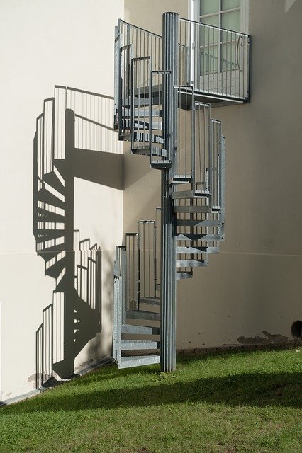 stainless steel stairs