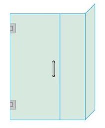 90 Degree Shower Door