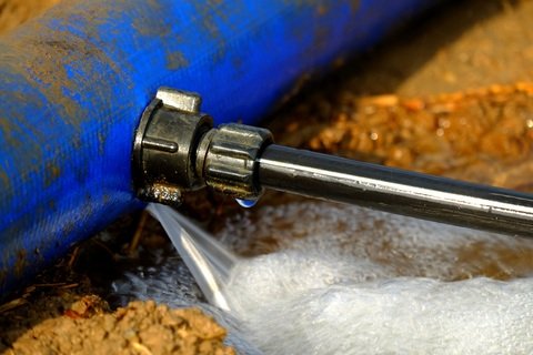 leaking pipe