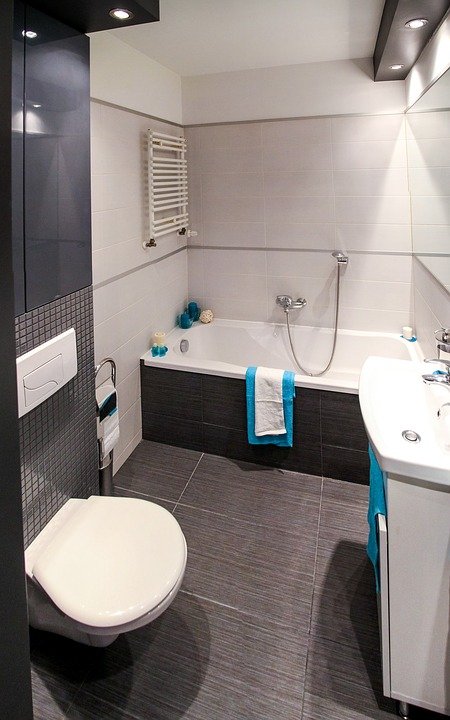 half bath flooring