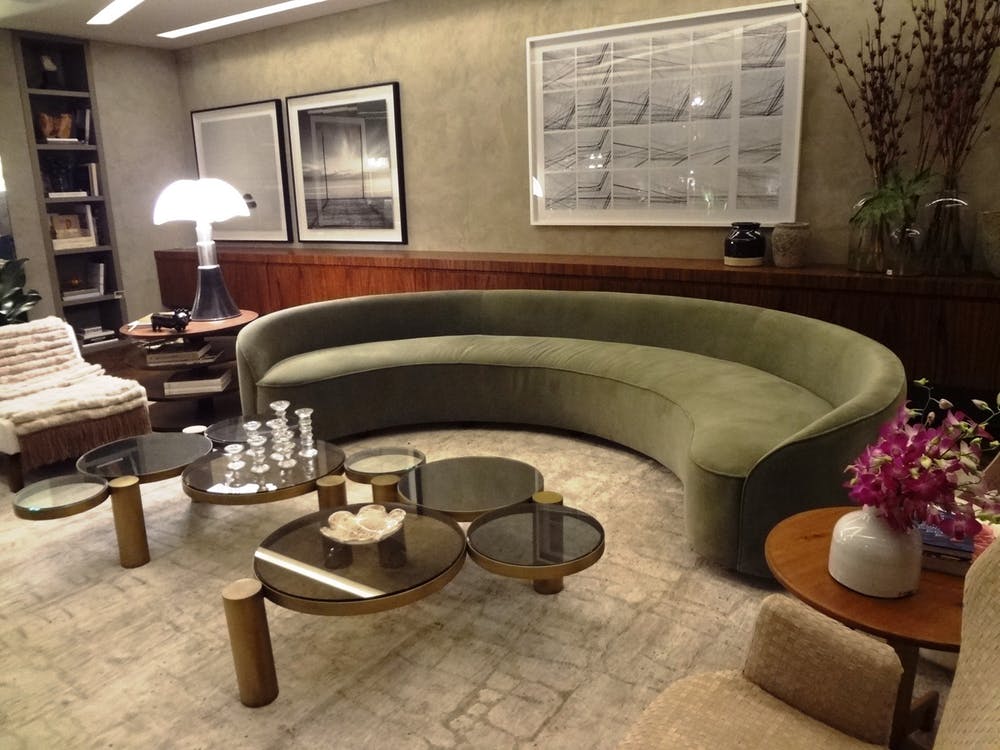 big sofa in living room