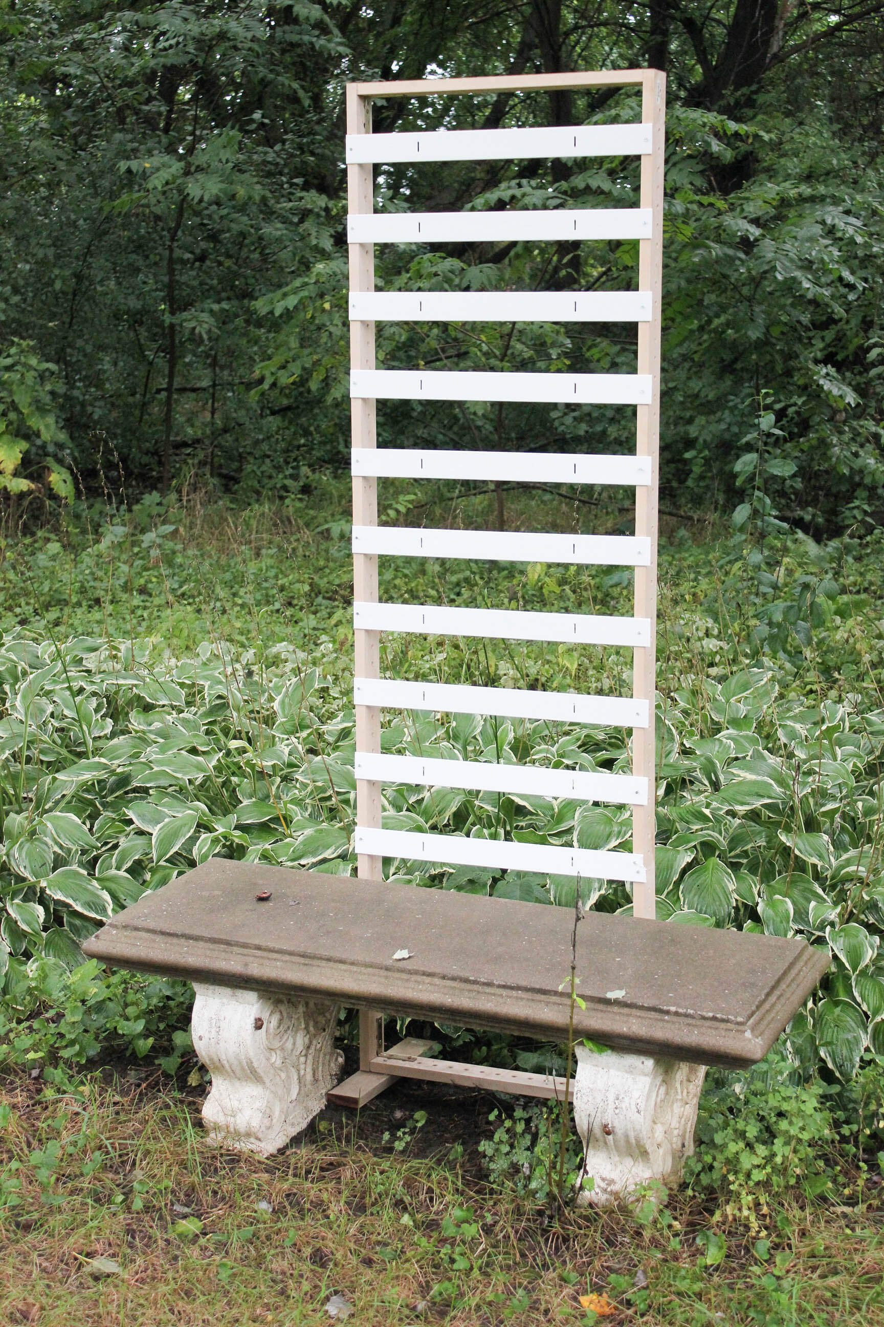 building a garden screen