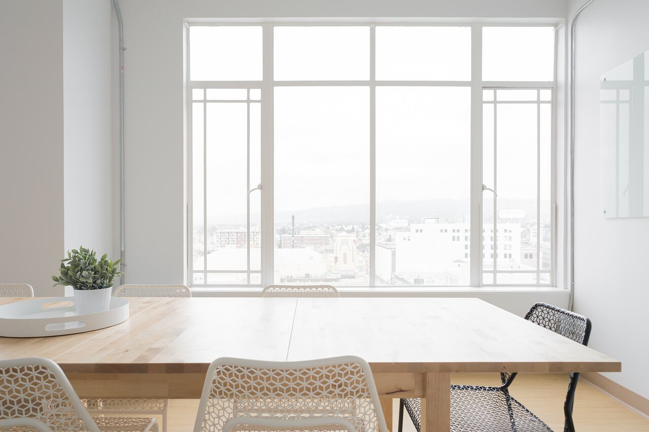 apartment with big windows