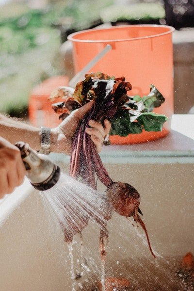 Pull-out kitchen faucet