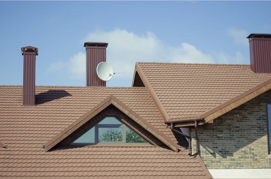 chimney on roof
