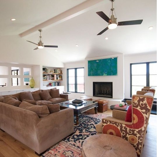 double ceiling fan
