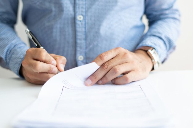 sign contract
