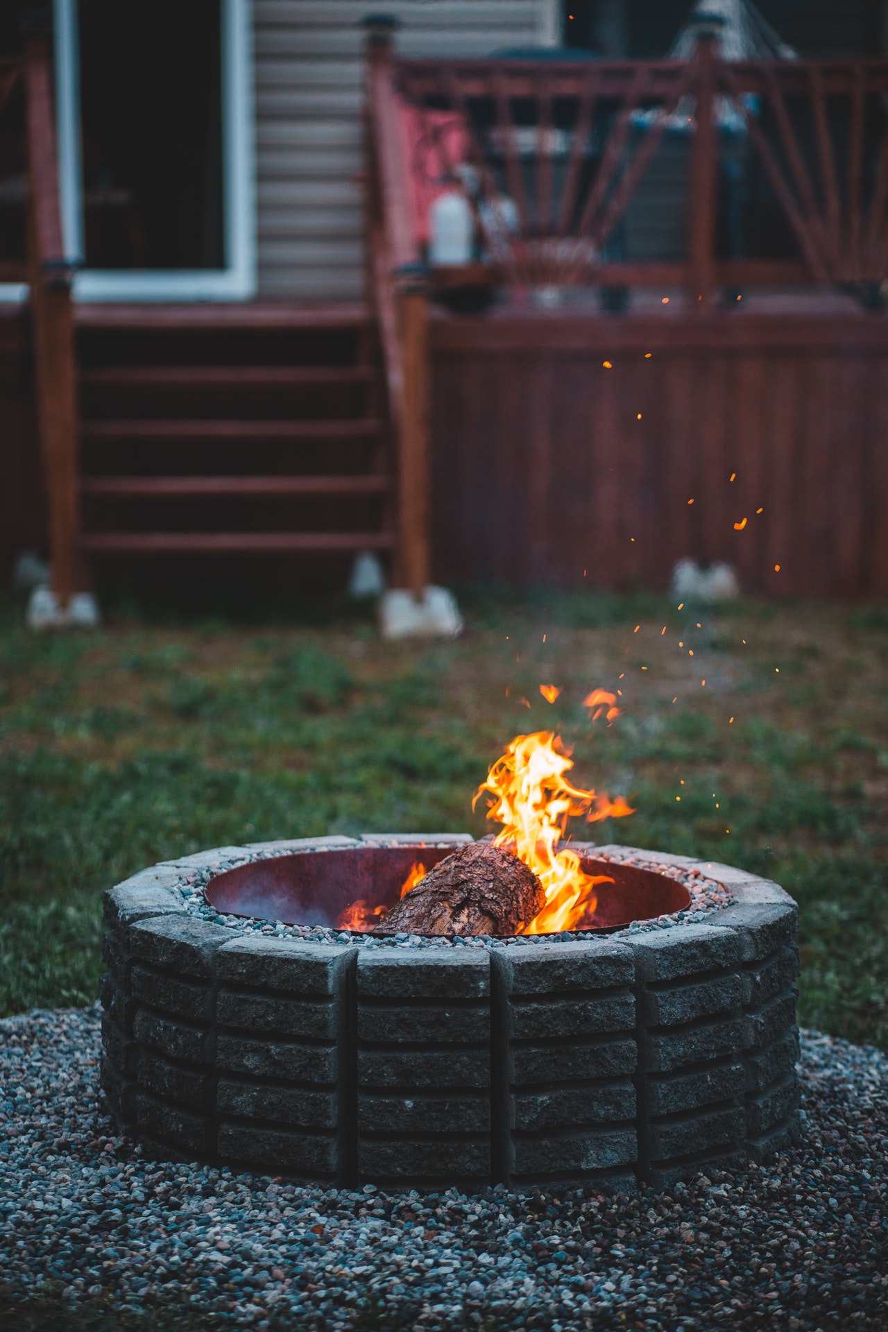 fire pit gravel