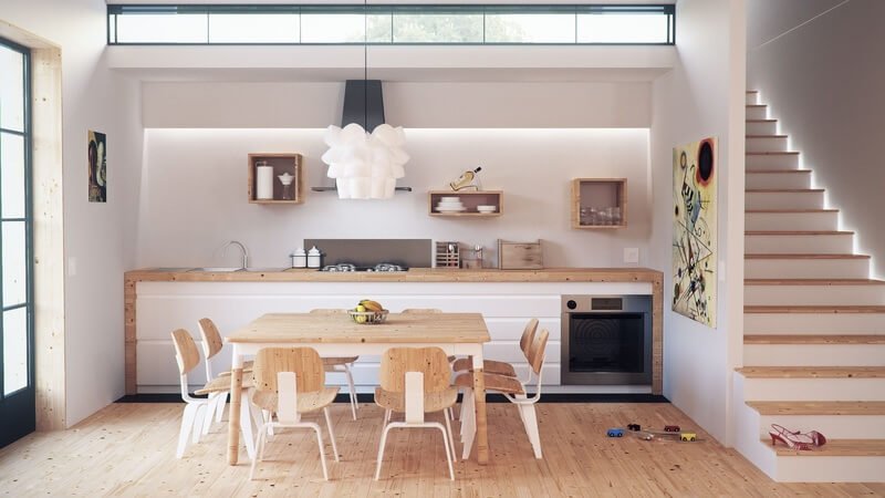 modern farmhouse kitchen