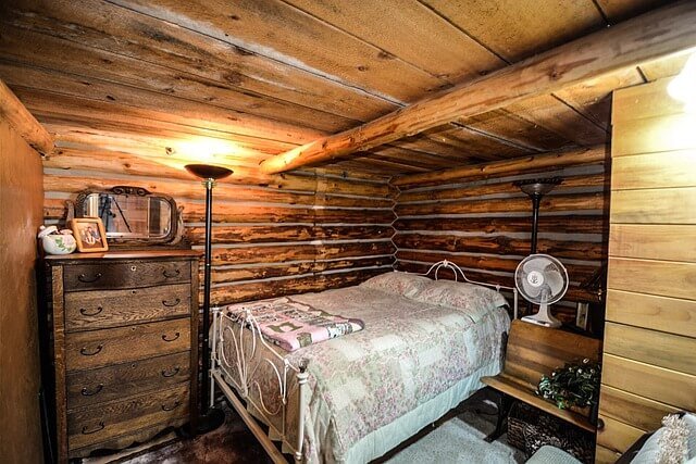 small attic bedroom