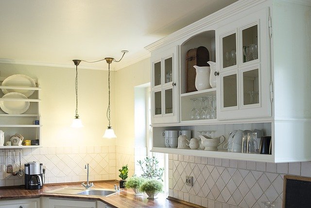 mullion kitchen cabinet