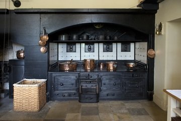 wooden french kitchen
