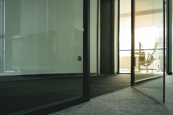 glass door