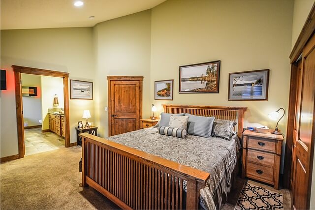 hardwood bedroom