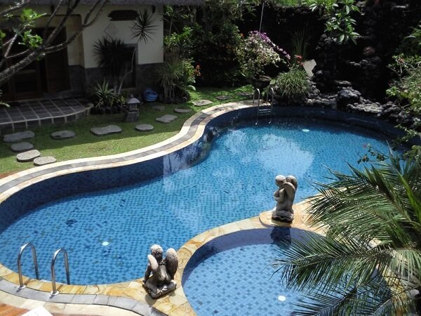 tropical swimming pool