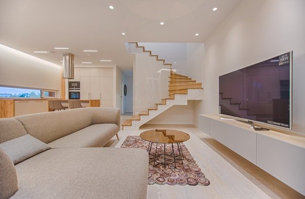 Modernistic Winding Staircase