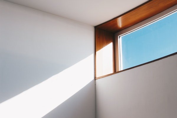 Glass basement window