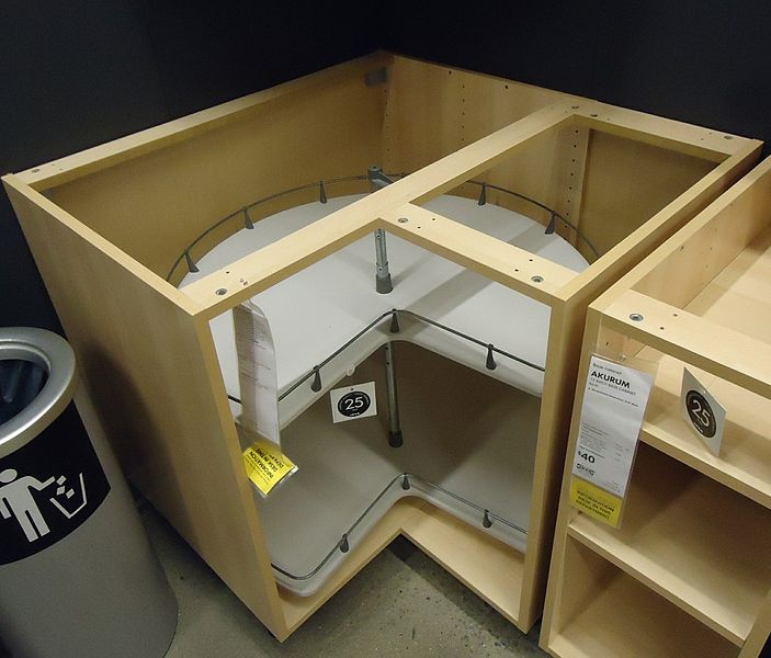 Lazy Susan cabinet