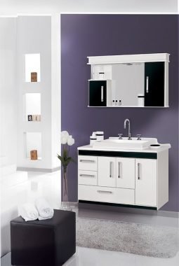 Surface mount bathroom cabinet