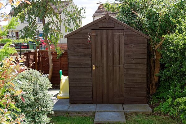 outdoor shed