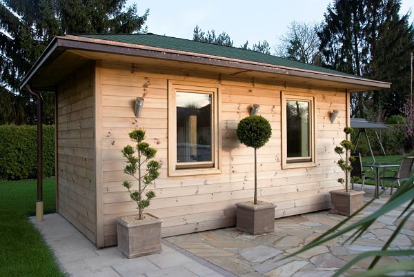 wooden shed