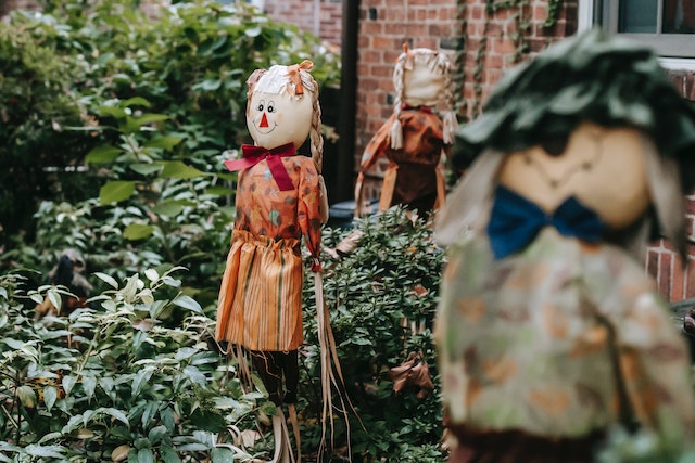Hand made Halloween dolls 