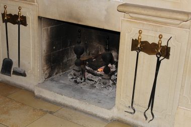 Sooty fireplace