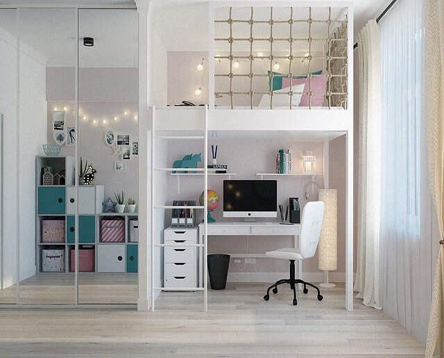 Space-saving children’s room