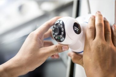 Security camera installation