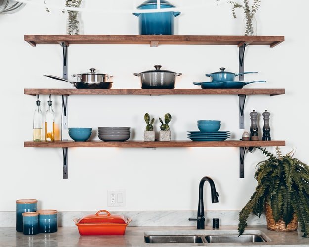 Wall-mounted storage