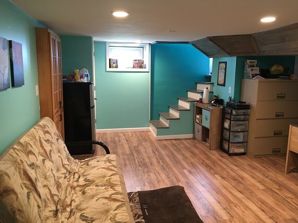 Basement floor material