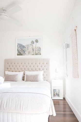 white bedroom