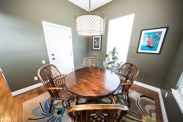 Dining area rug