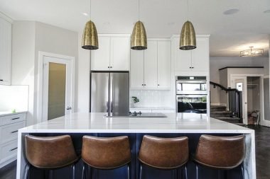 Quartz kitchen countertop