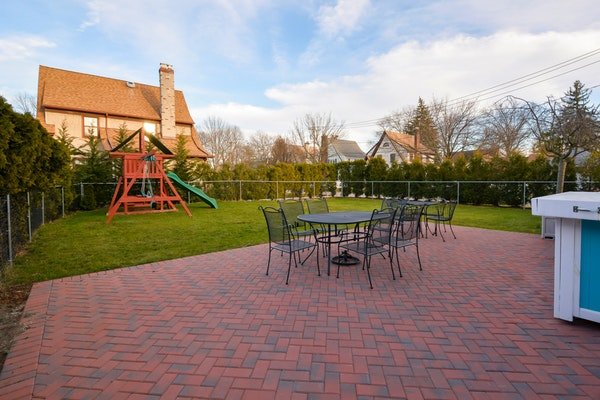Brick patio