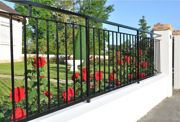 Metal fence