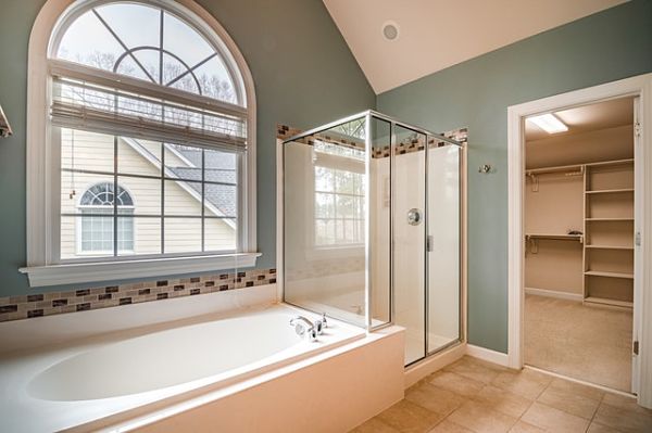 bathroom window shades