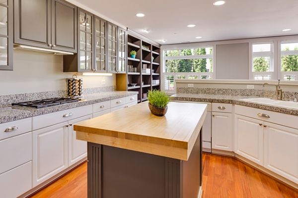 Hardwood countertop