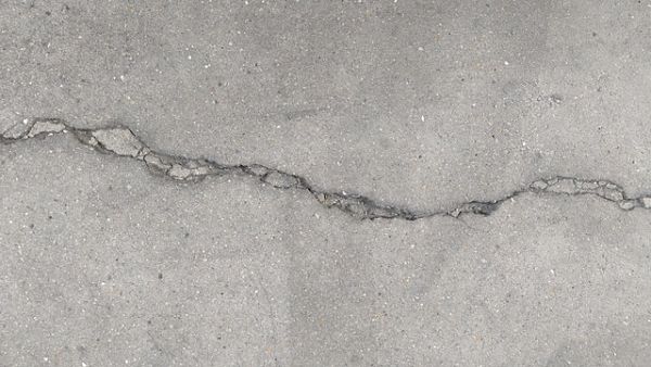 cracked floor