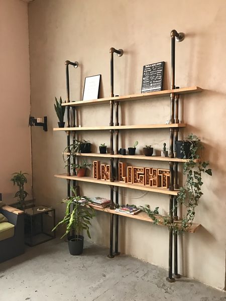 open shelving
