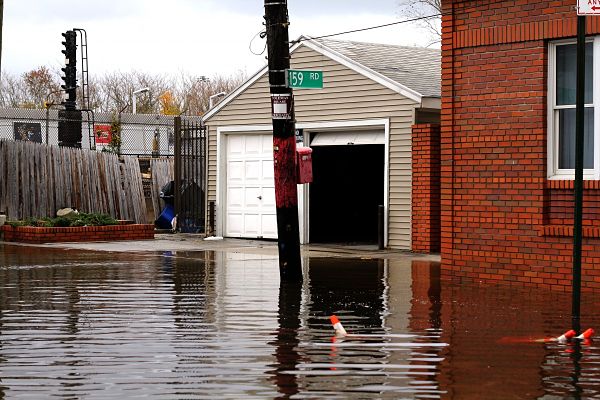 flooded house