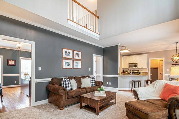 accent wall living room