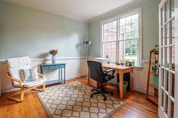 formal dining room to office